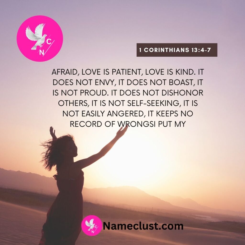 1 Corinthians 13:4-7