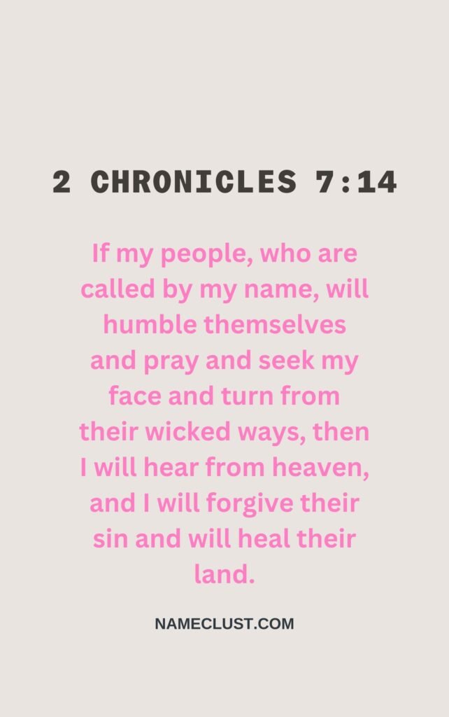 2 Chronicles 7:14