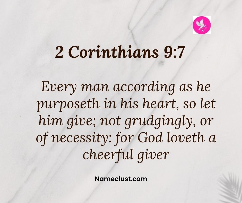 2 Corinthians 9:7