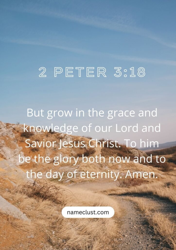 2 Peter 3:18