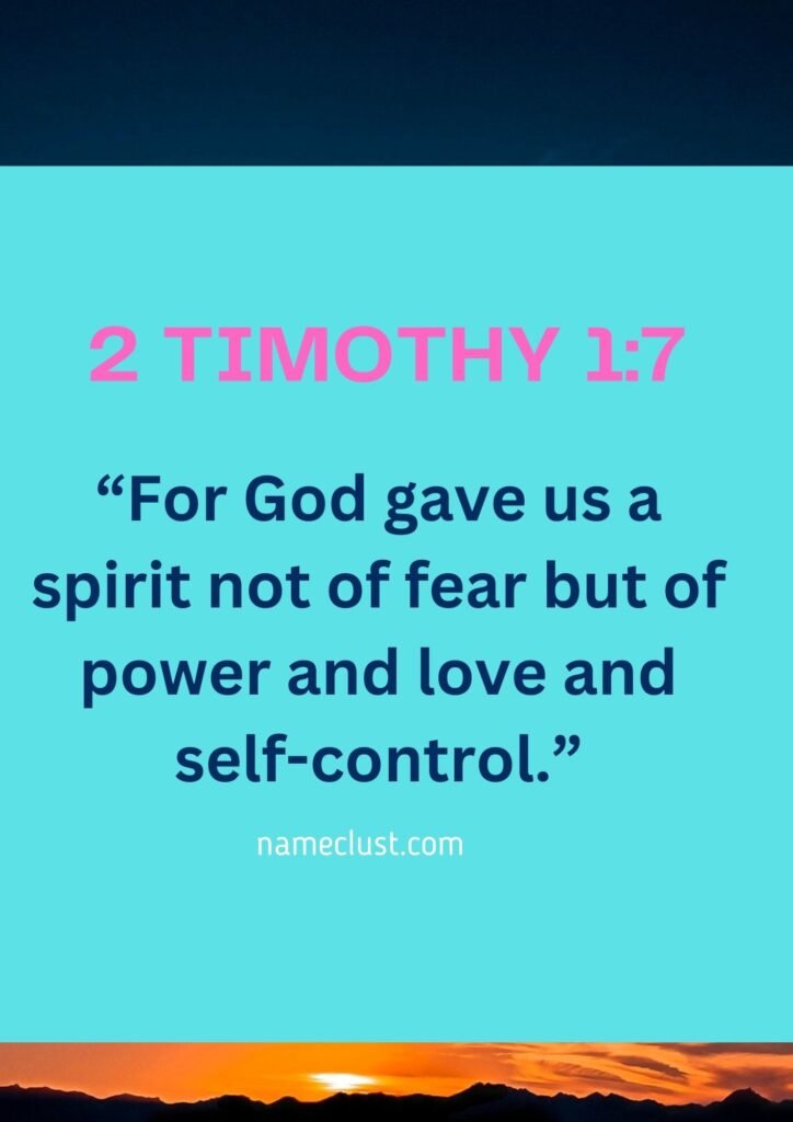 2 Timothy 1:7