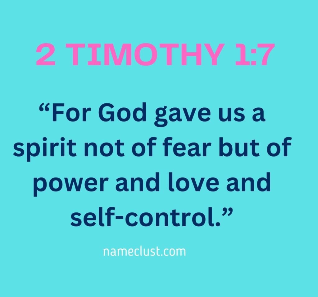 2 Timothy 1:7