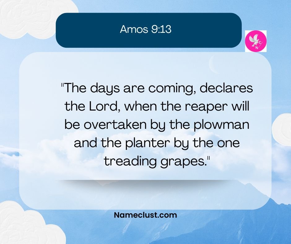 Amos 9:13