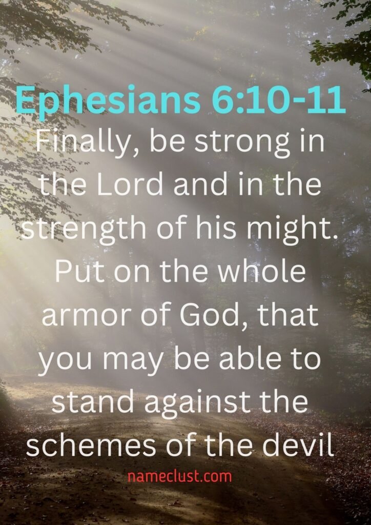 Ephesians 6:10-11