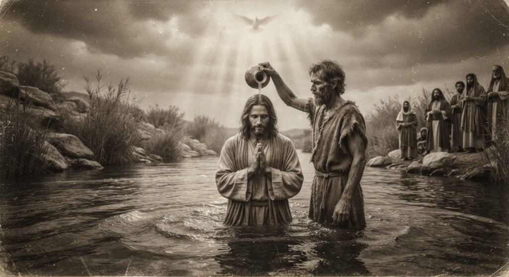 Photo of Jesus’ baptism