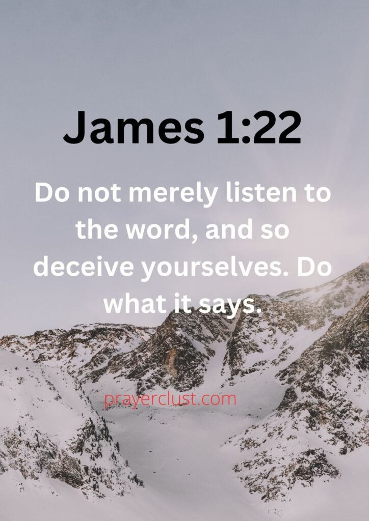 James 1:22