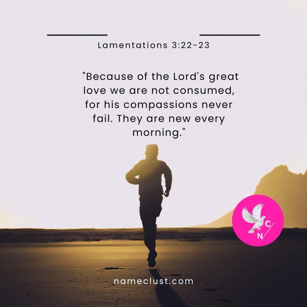 Lamentations 3:22-23