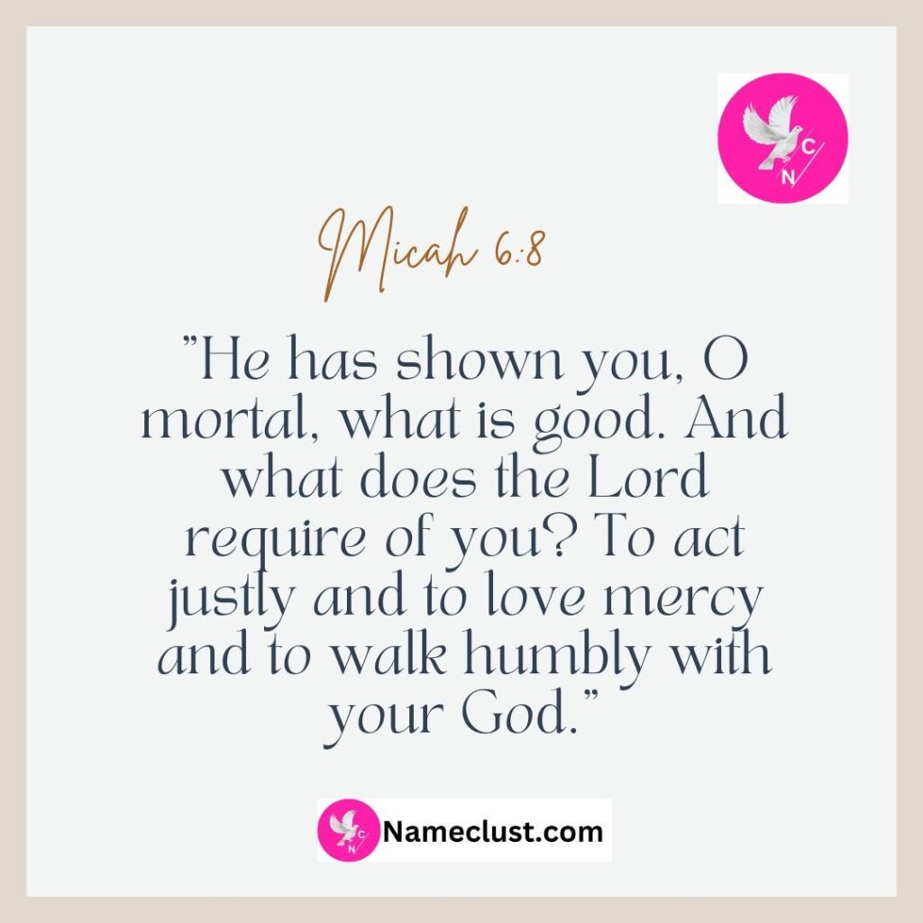 Micah 6:8