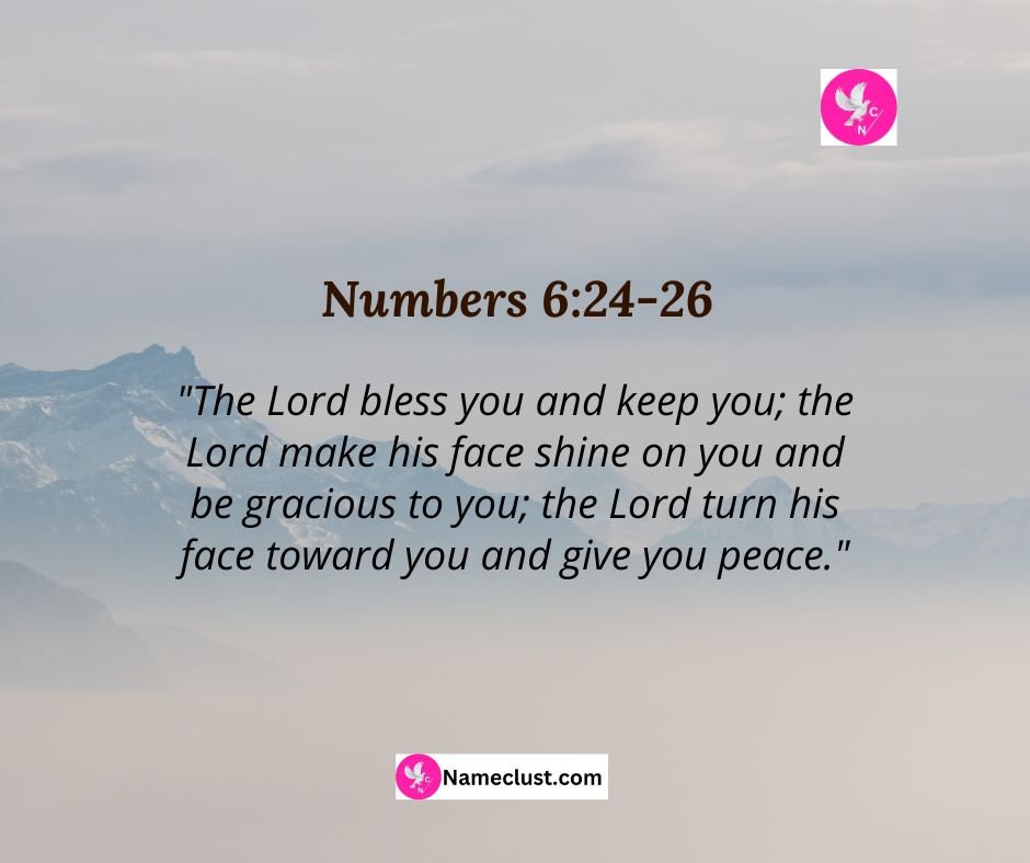 Numbers 6:24-26