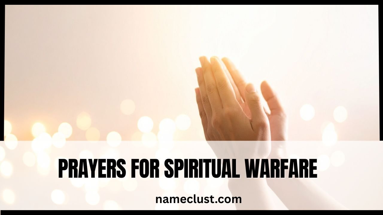 Prayers for Spiritual Warfare