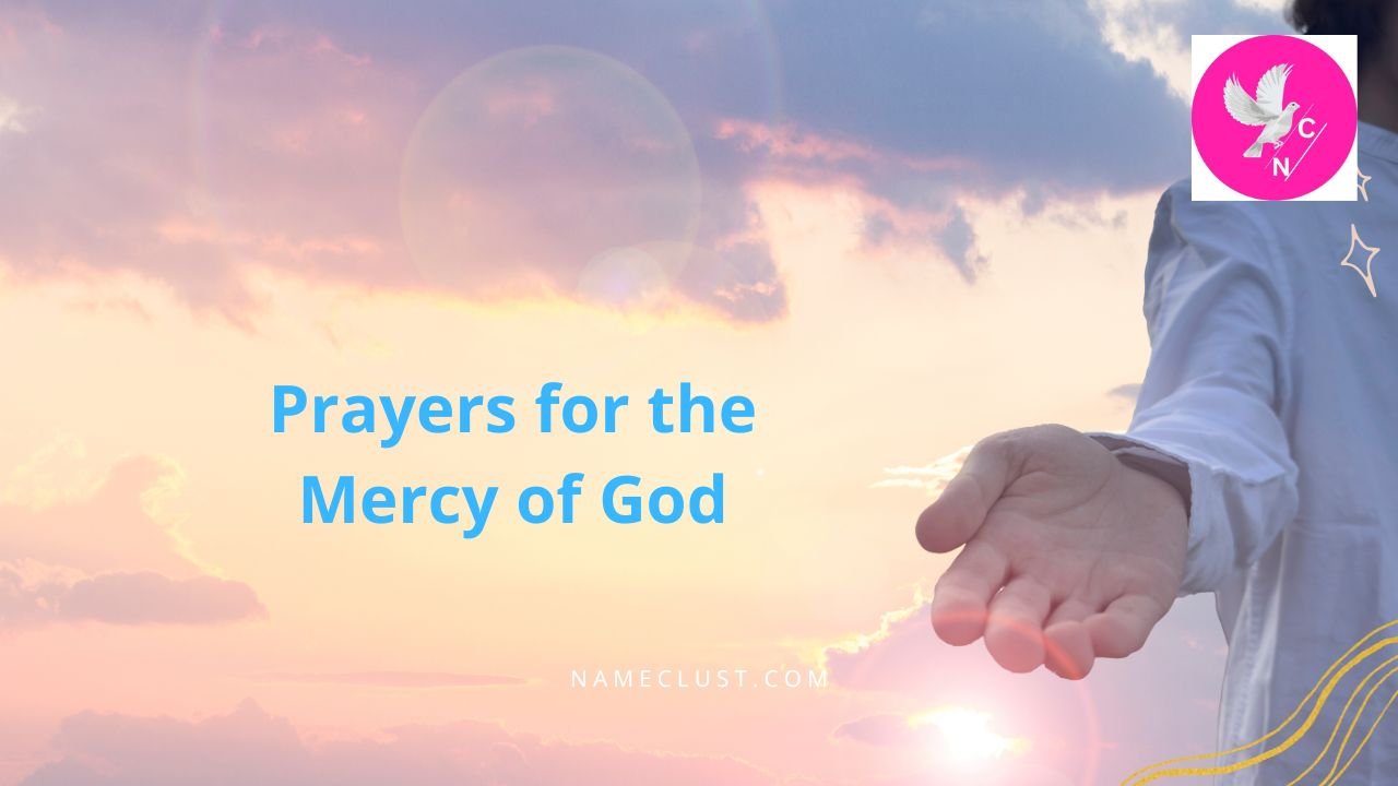 Prayers for the Mercy of God