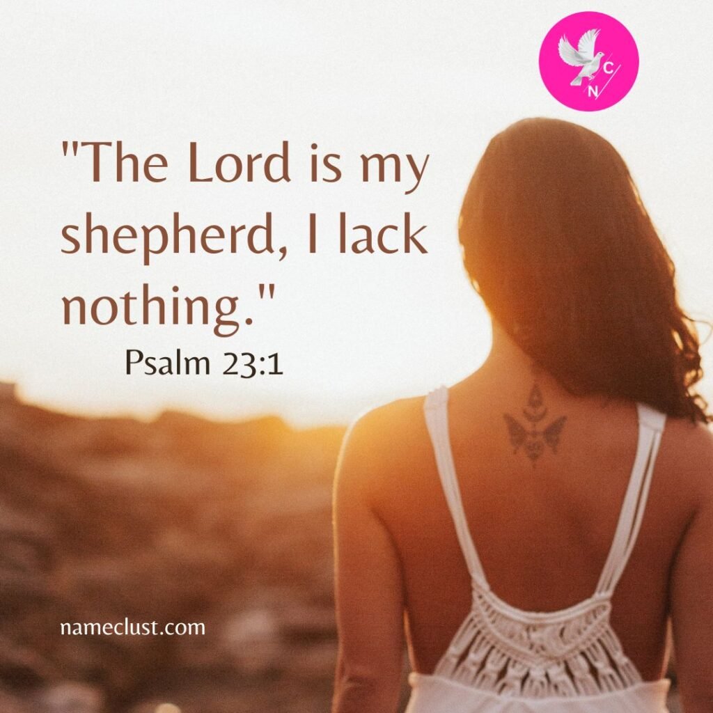 Psalm 23:1