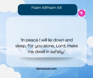 Psalm 4:8