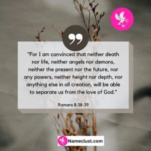 Romans 8:38-39