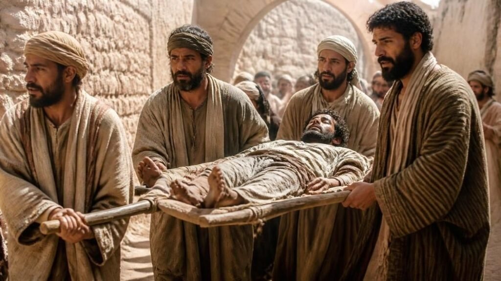 The paralytic and his friends