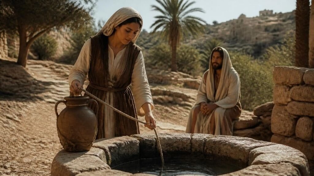 a picture of The Samaritan woman